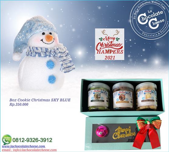 Box Cookie Christmas SKY BLUE 