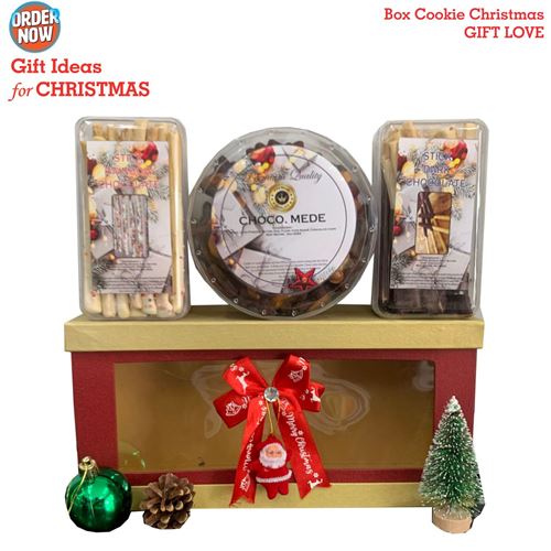 Box Cookie Crismas Gift Love