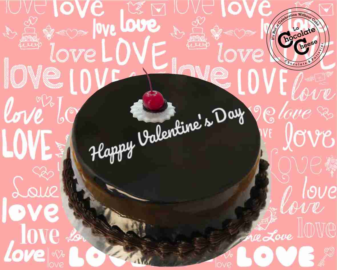 Cake Valentine Chocolate Round 