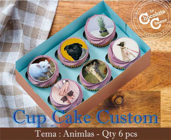 Cup Cake Fondant Animals