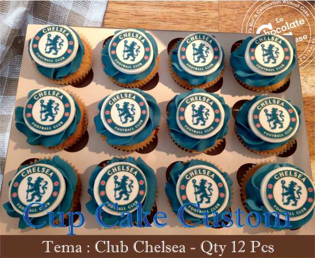 Cup Cake Fondant Club Chelsea 1