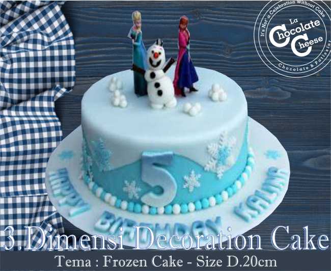 Frozen 3.D Cake