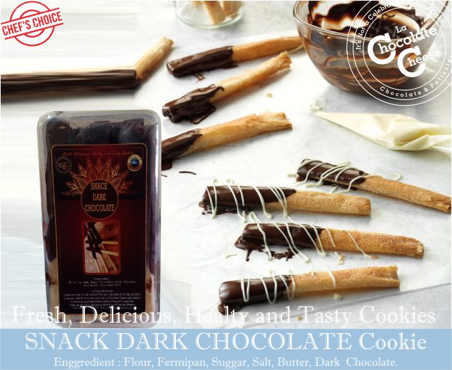 Regular Cookie Snack Choco. Dark 