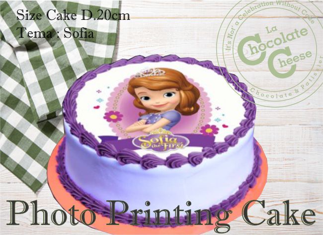 Sofia Photo Printing Cake
